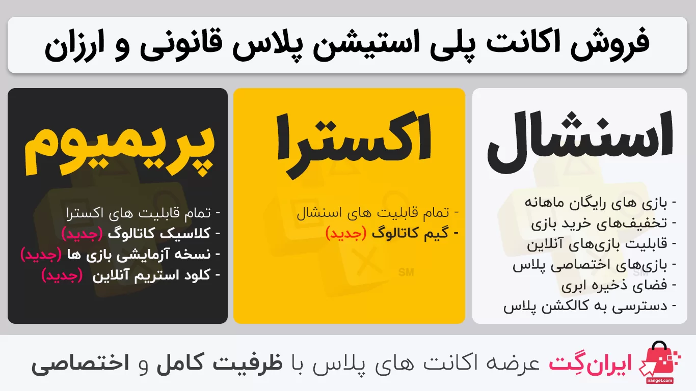 خرید اکانت پلاس پلی استیشن