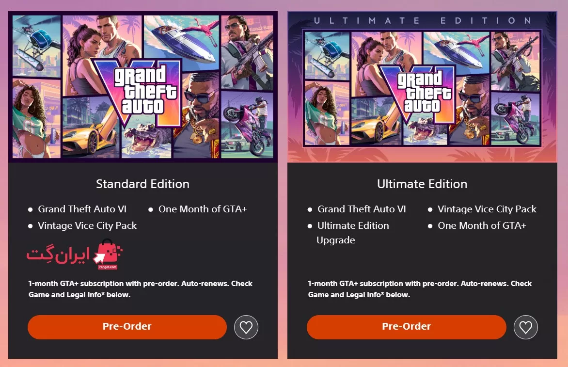 نسخه‌ های بازی GTA VI؛ Standard Edition یا Ultimate Edition